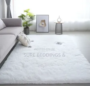 White Fluffy Carpet