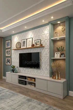 Full Wall to Wall Tv Units in Any Colour From 2,500,000/- Order Now.