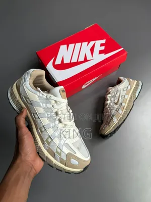 Nike P-6000 Premium Sneakers. Beige, Black, Grey, Silver