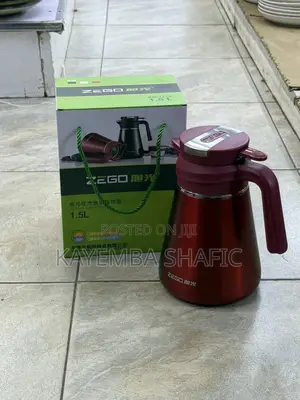 Zego 1.5l Stainless Steel Vacuum Coffee Pot and Thermal Jug