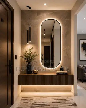 Contemporary Foyer Decorative Console Design Services
