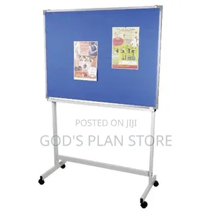 Mobile Notice Board With a Stand 60×90cm