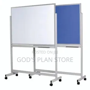 60×90cm Blue Notice Board With a Stand