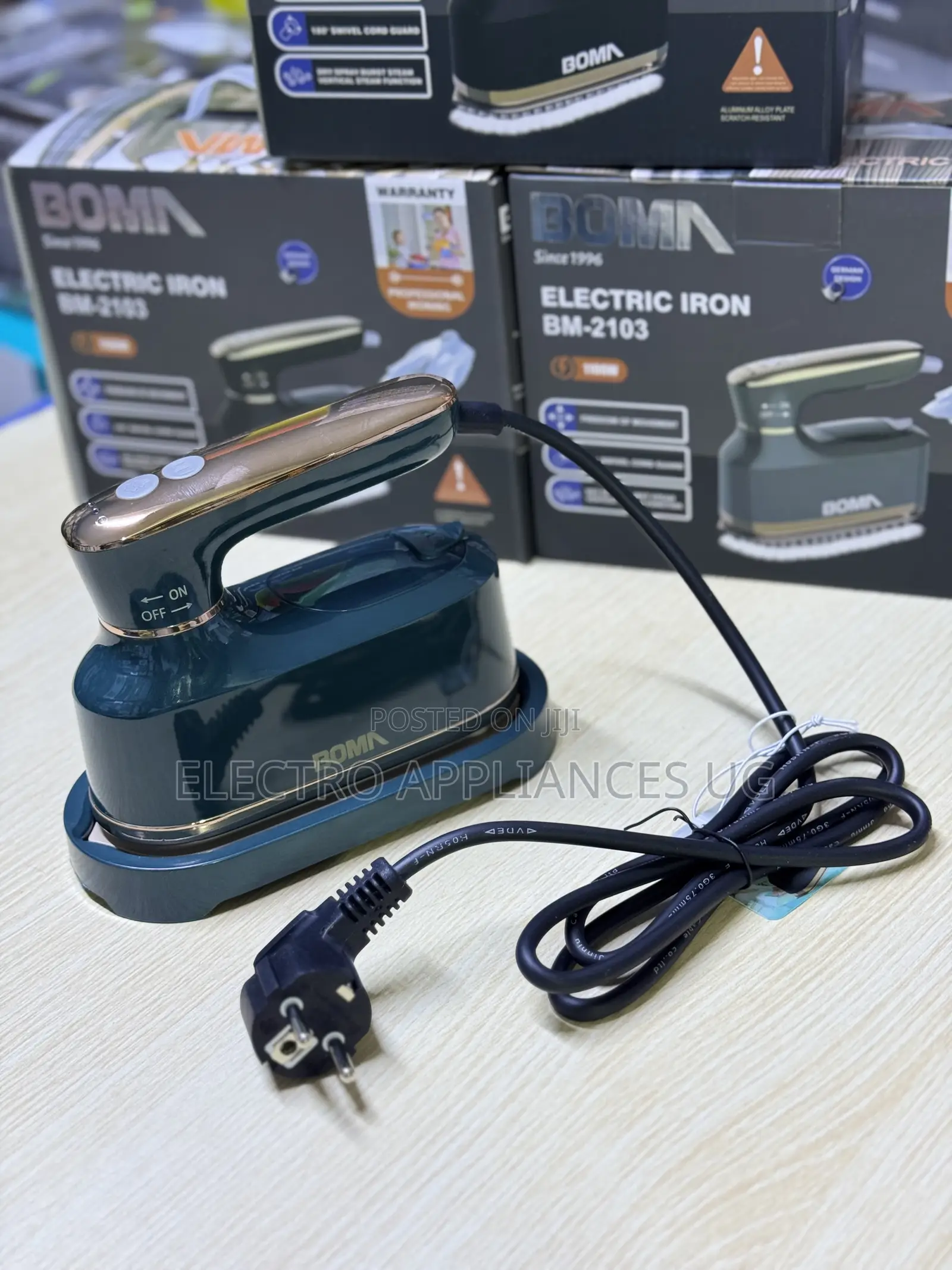 Boma Bm-2103 Portable Handheld Electric Iron.