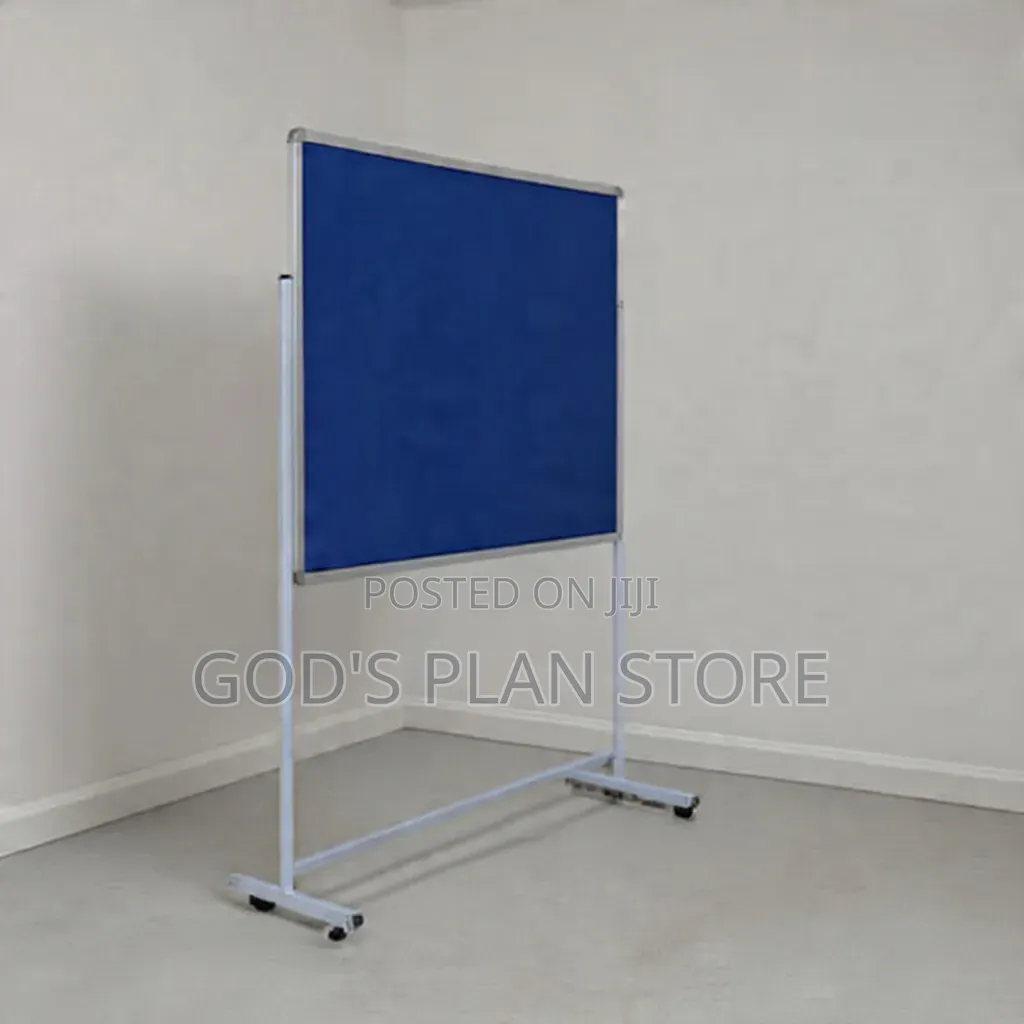 Generally Blue 90×120 Notice Board Notice Board With a Stand