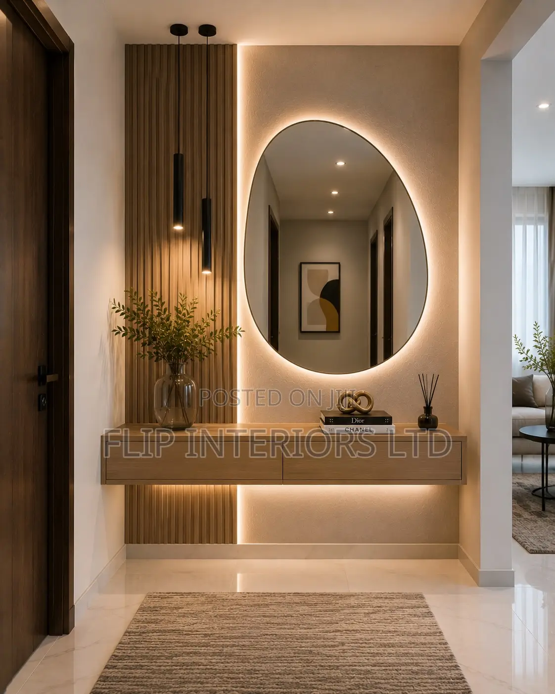 Modern Floating Console Interior Styling Solutions