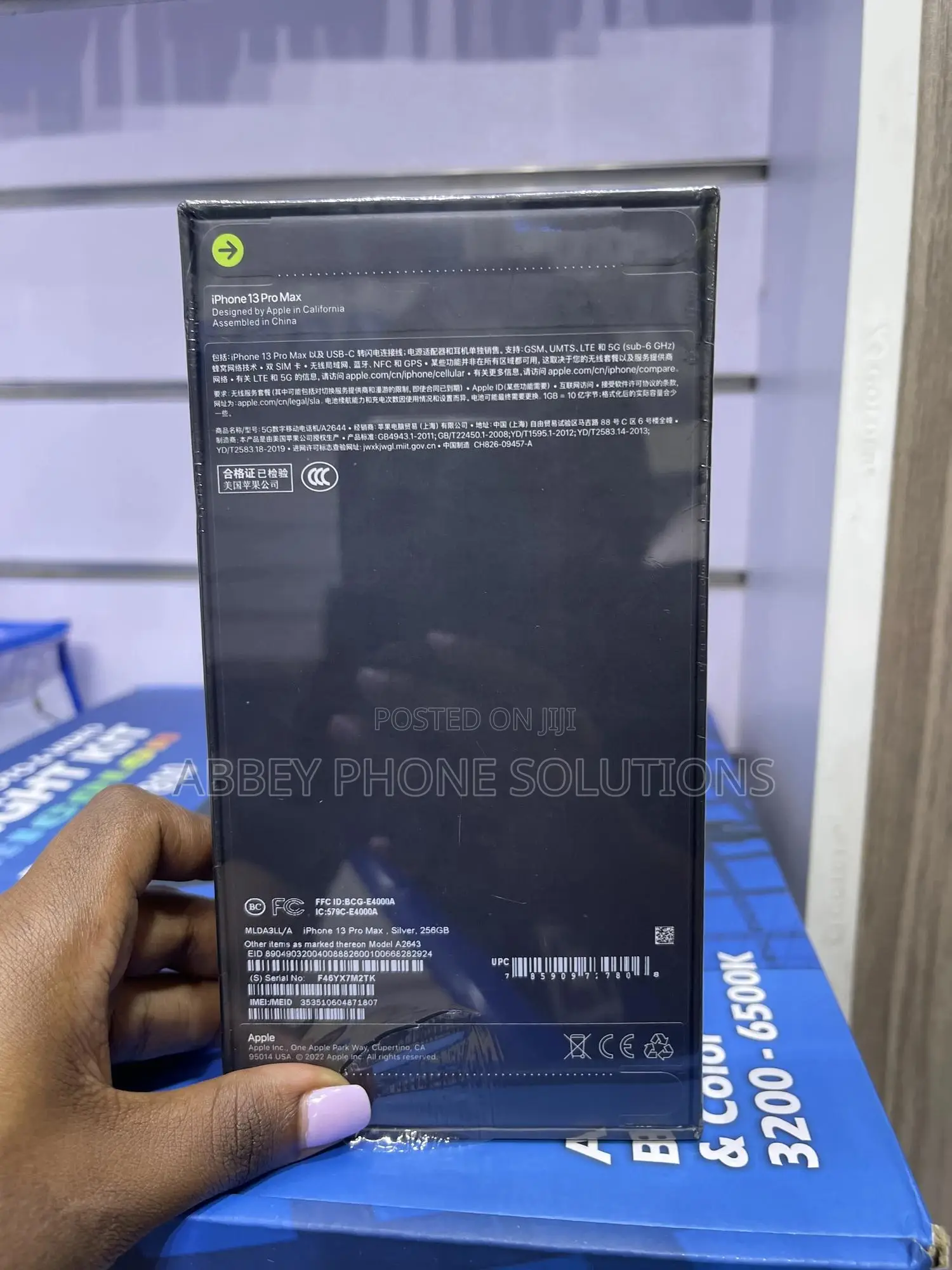 New Apple iPhone 13 Pro Max 256 GB Silver