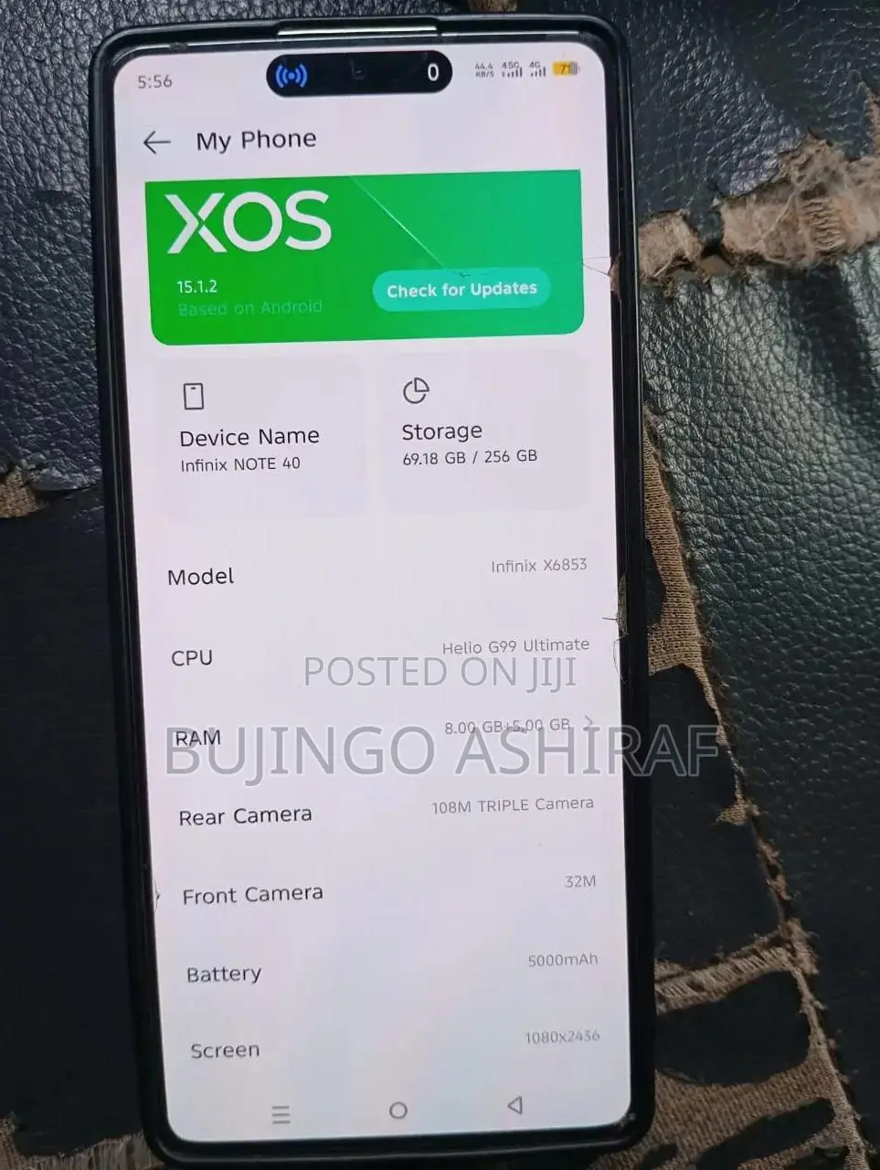 Infinix Note 40 256 GB Silver