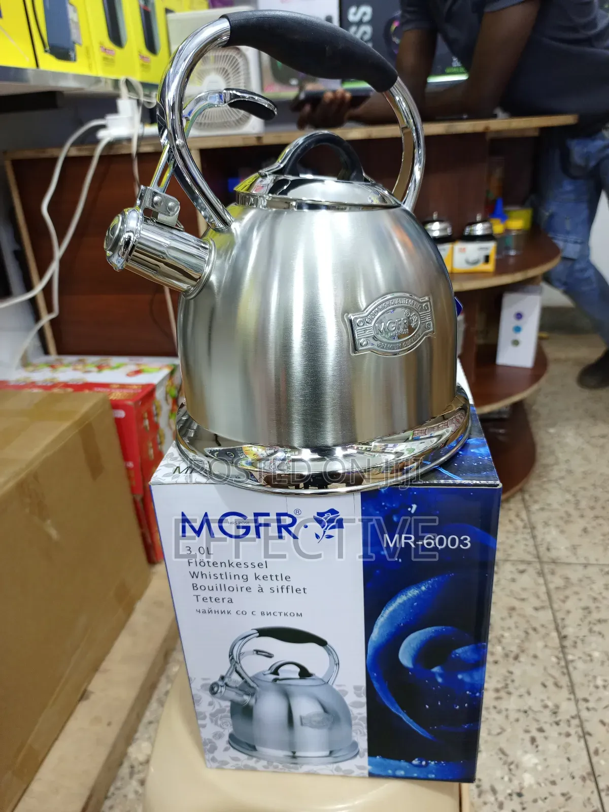 Stainless Steel Whistling Kettle.
