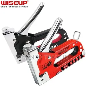 Wiseup 4 in 1 Manual Stapler for Upholstery Wood,