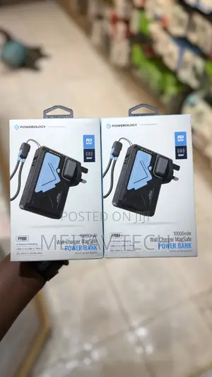 Powerology 10000mah Wall Charger Magsafe Power Bank 35w