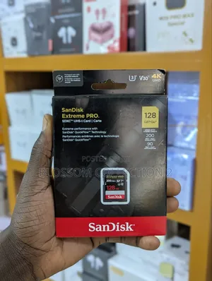 Sandisk 128gb Extreme Pro SDXC Uhs-I Memory Card - C10, U3, V30,