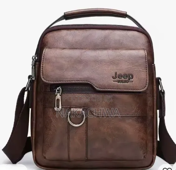 Its Jeep Leather Cross Body Bag