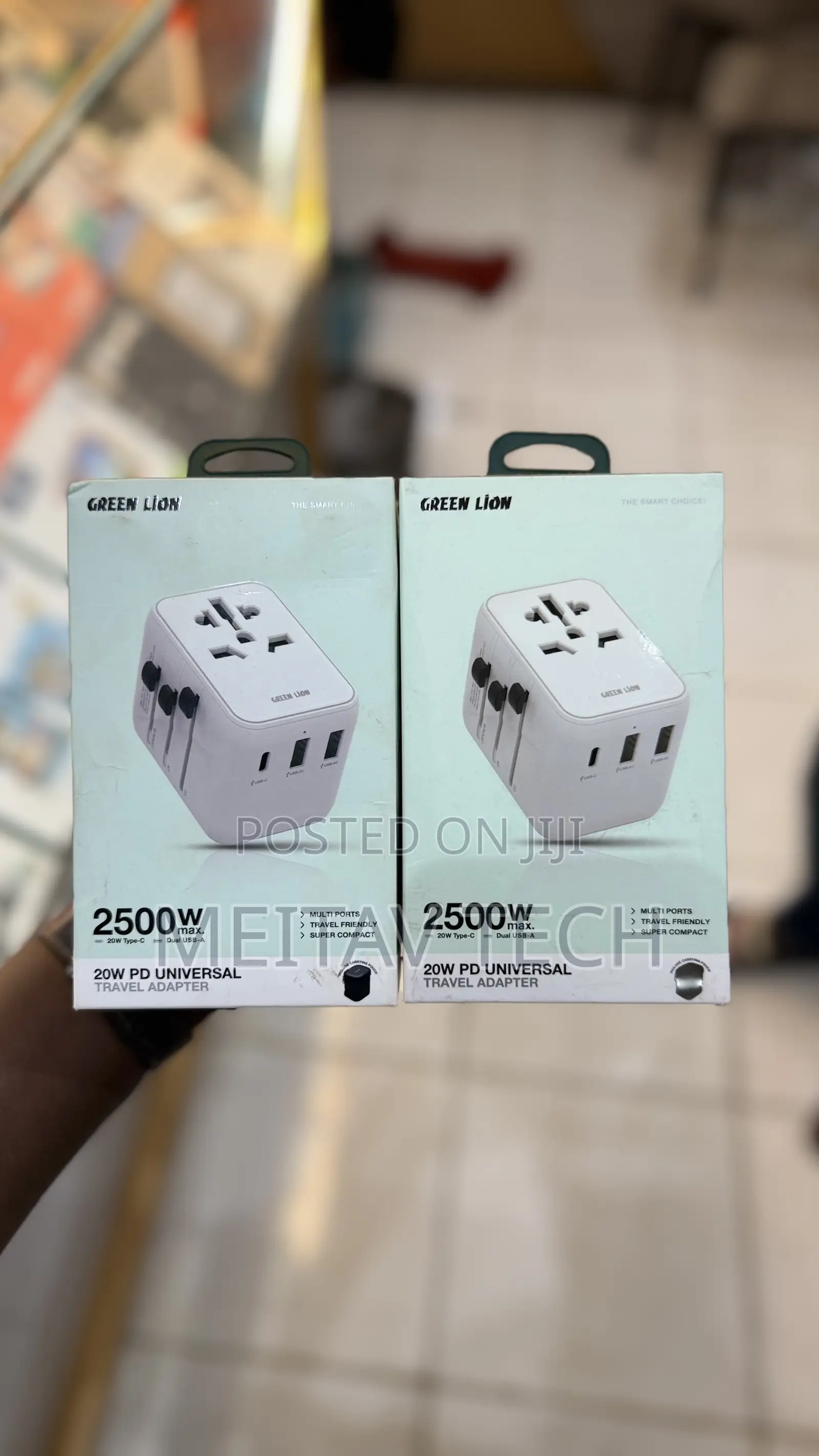 Green Lion 20w Pd Universal Travel Adapter