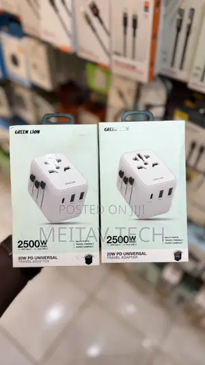 Green Lion 20w Pd Universal Travel Adapter