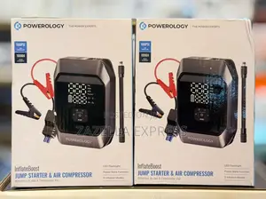 Powerology Inflate Boost 2in1 Jump Starter and Air Compressor