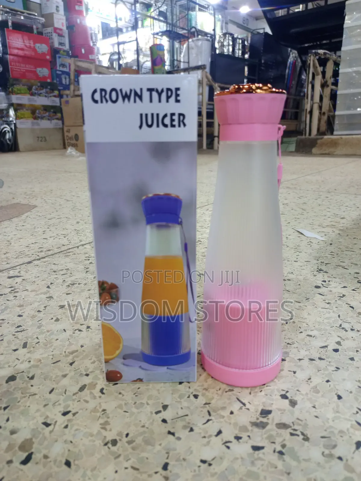 Crown Type Portable and Rechargeable Electric Blender