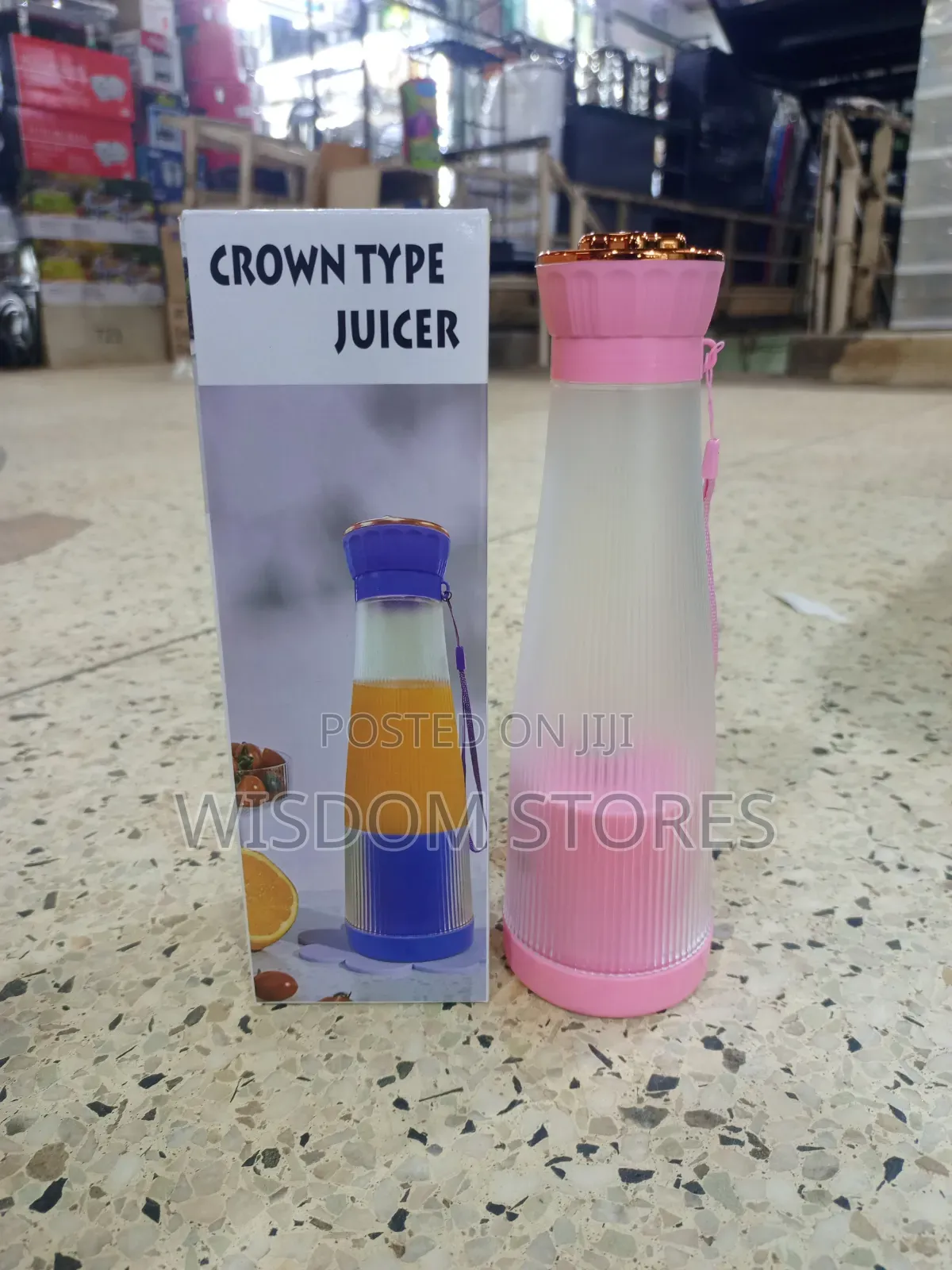 Crown Type Portable and Rechargeable Electric Blender