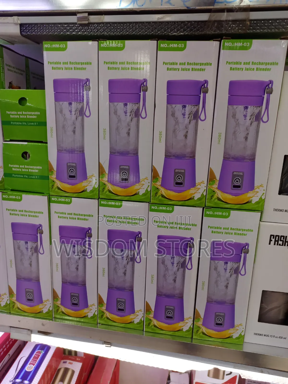 Portable and Rechargeable Battery Juice Blender