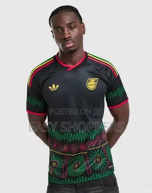 Black Adidas Jamaica 2026 Away Jersey