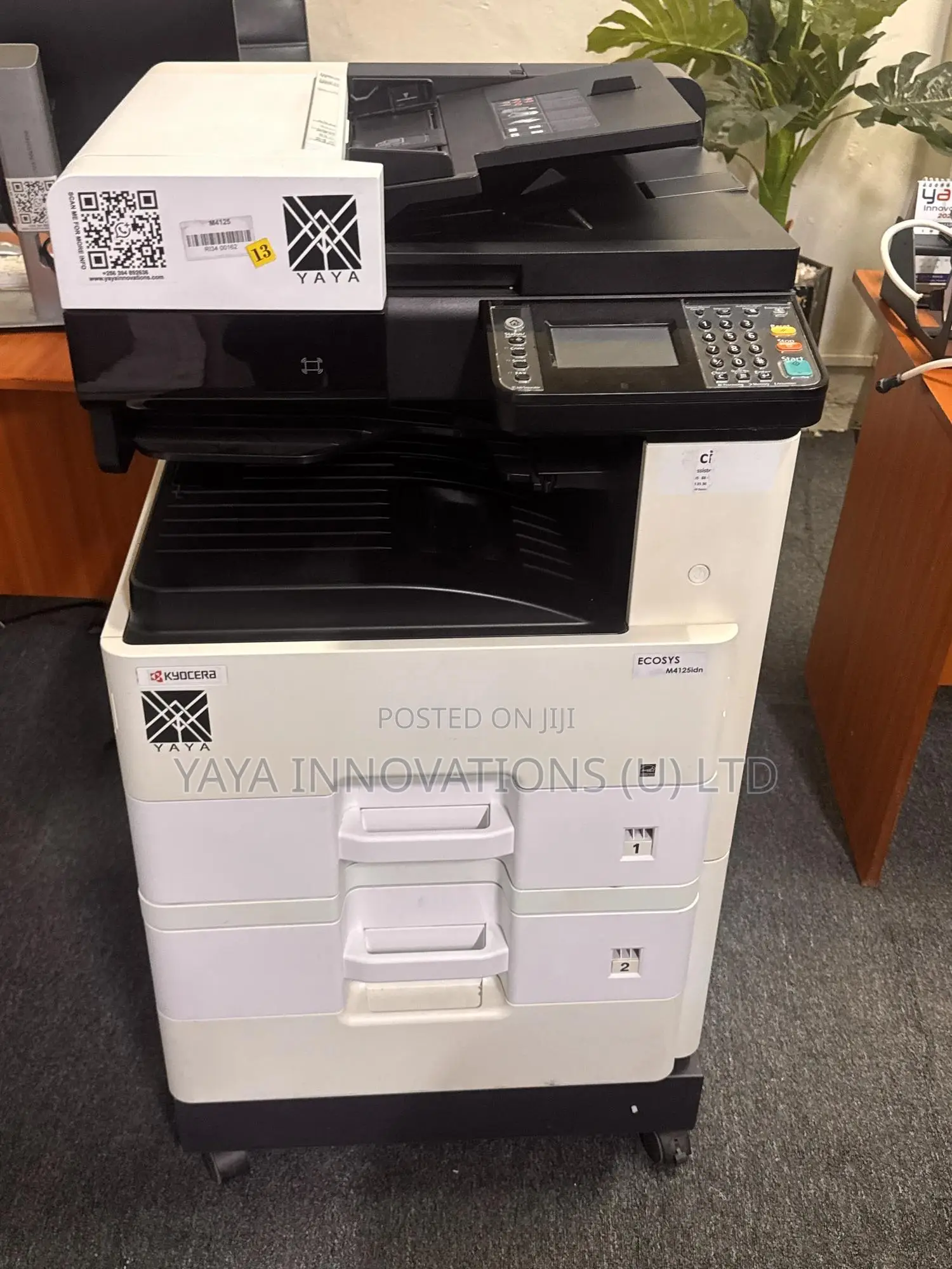 Kyocera Ecosys M4125idn Mono Laser MFP- With Low Power Consumption