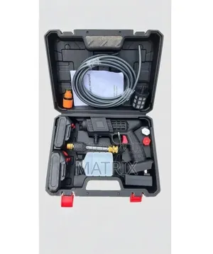 Portable Cordless High-Pressure Car Wash Water Gun 2 Batteries.
