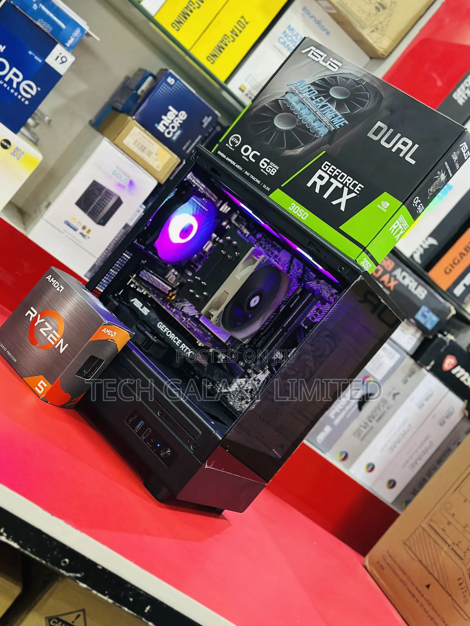 New Desktop Computer Asus 16GB AMD Ryzen 5 SSD 512GB