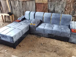 5 Seater Sofa Set Ready for Sale Gray in Color