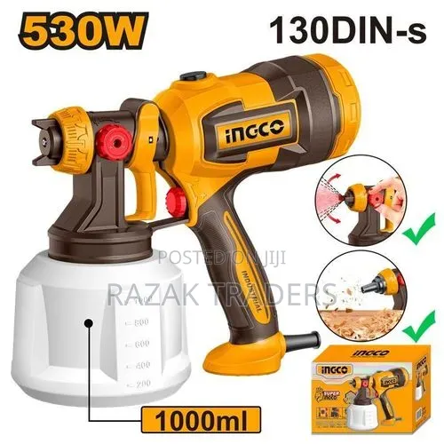 Ingco Electric Spray Gun 530w 1000ml Container Spg4506