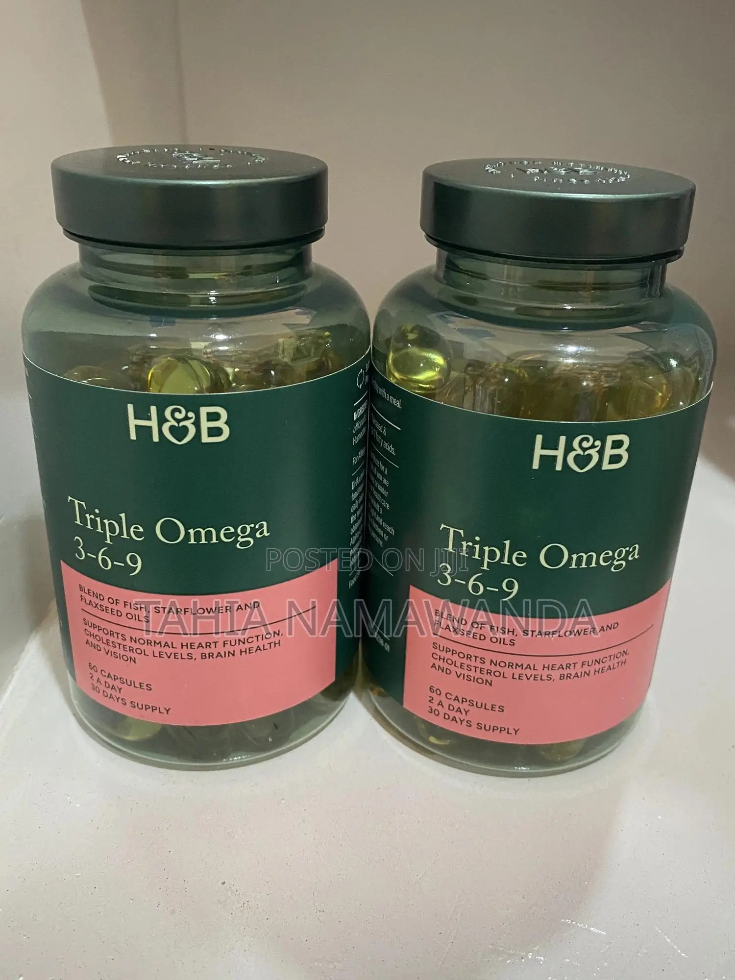 H B Omega 3-6-9 ( Triple Omega)