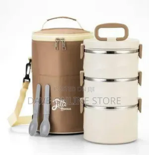 Jille Home Stackable Thermal Lunch Box Set With Insulated Bag