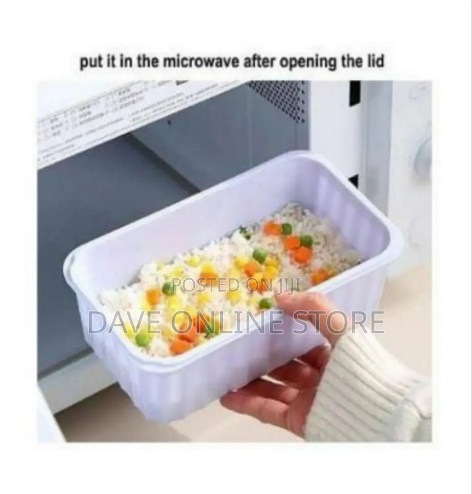 Stylish Two-Tiered Bento Lunch Box With Sauce Container, 2000ml