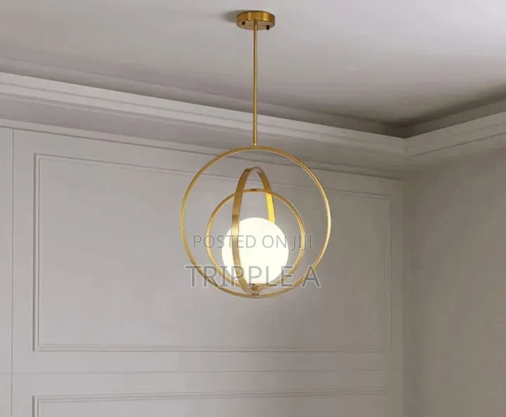 Pendant Lights Vintage Gold Iron Pendant Light