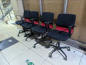 High Quality Adjustable Red-Black Office Chairs
