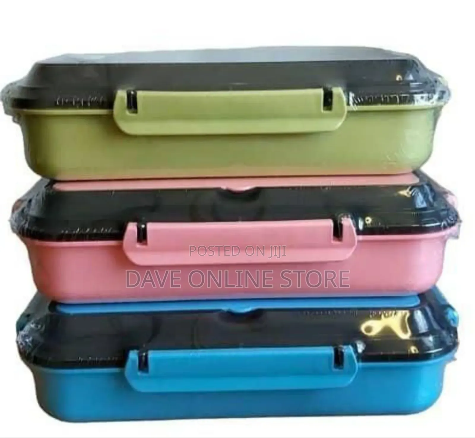 Multi-Compartment Lunch Box With Secure Lid