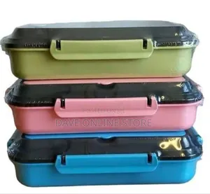 Multi-Compartment Lunch Box With Secure Lid