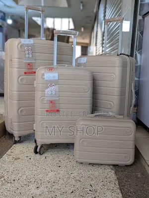 4pcs Travel Suitcase Set - Strong Stylish Kwanjula Cases With Wheels