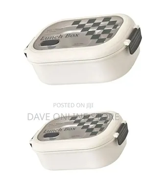 Modern Portable Lunch Box With Secure Lid and Air Vent
