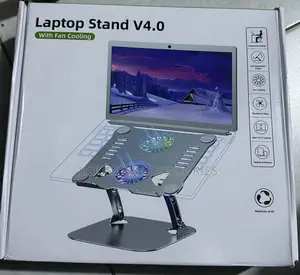 Adjustable Laptop Stand With Cooling Fan