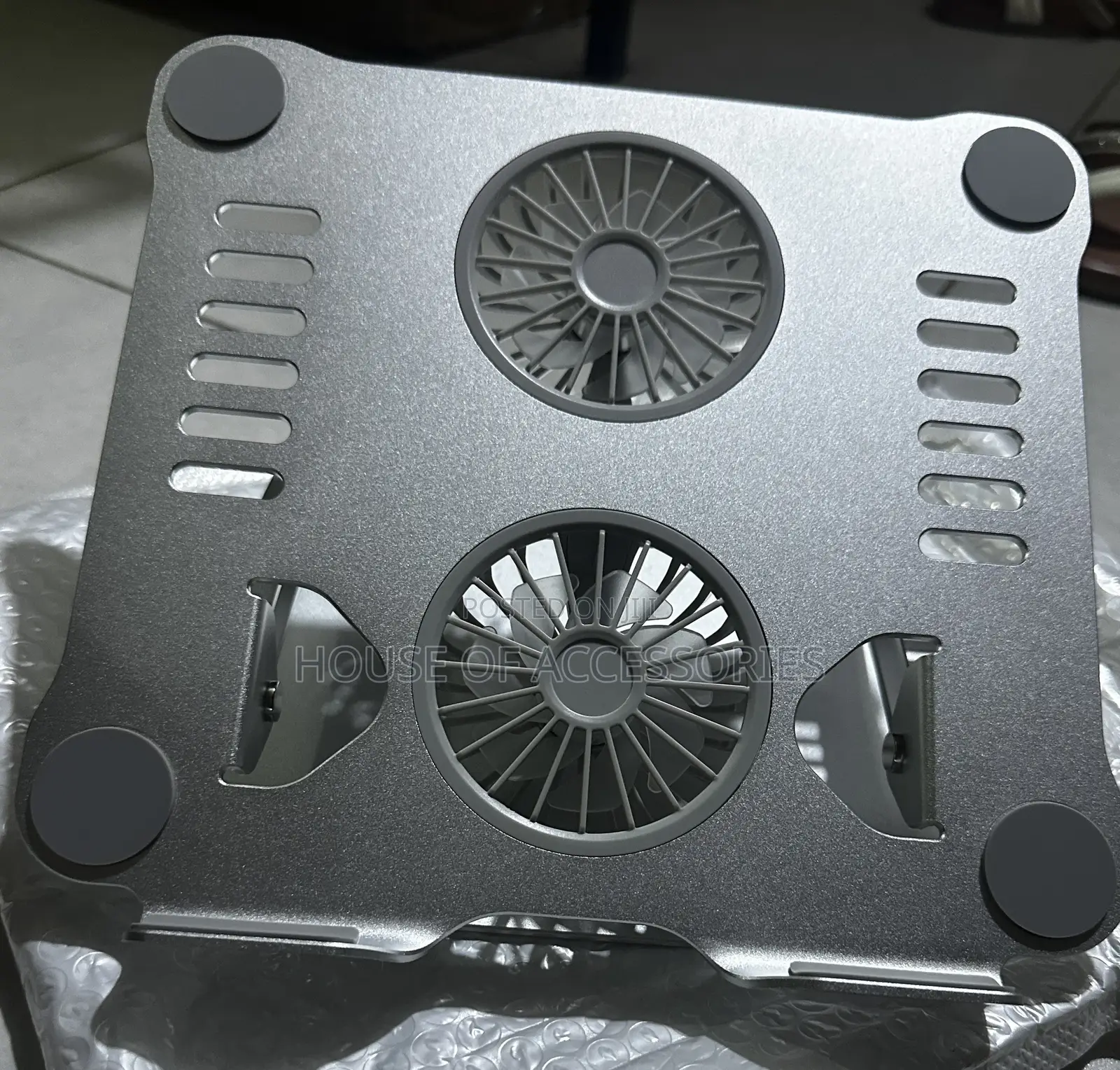 Adjustable Laptop Stand With Cooling Fan