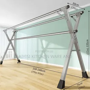 Clothes Drying Rack Stainless Steel Laundry Drying Rack Indoor Outdoor