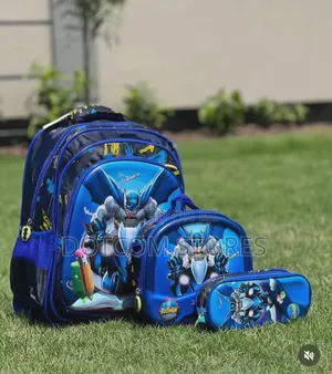 3 Pieces Themed School Backpack