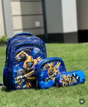 3 Pieces Themed School Backpack
