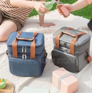 Brivilas Dual-Compartment Insulated Lunch Bag / Cooler Bag