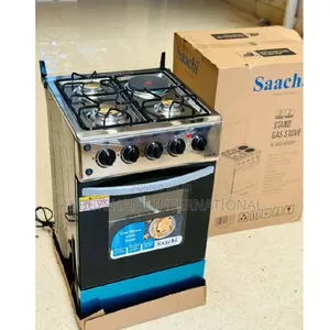 Saachi 3 Gas + 1 Electric Cooker With Gas Oven (50x50cm )