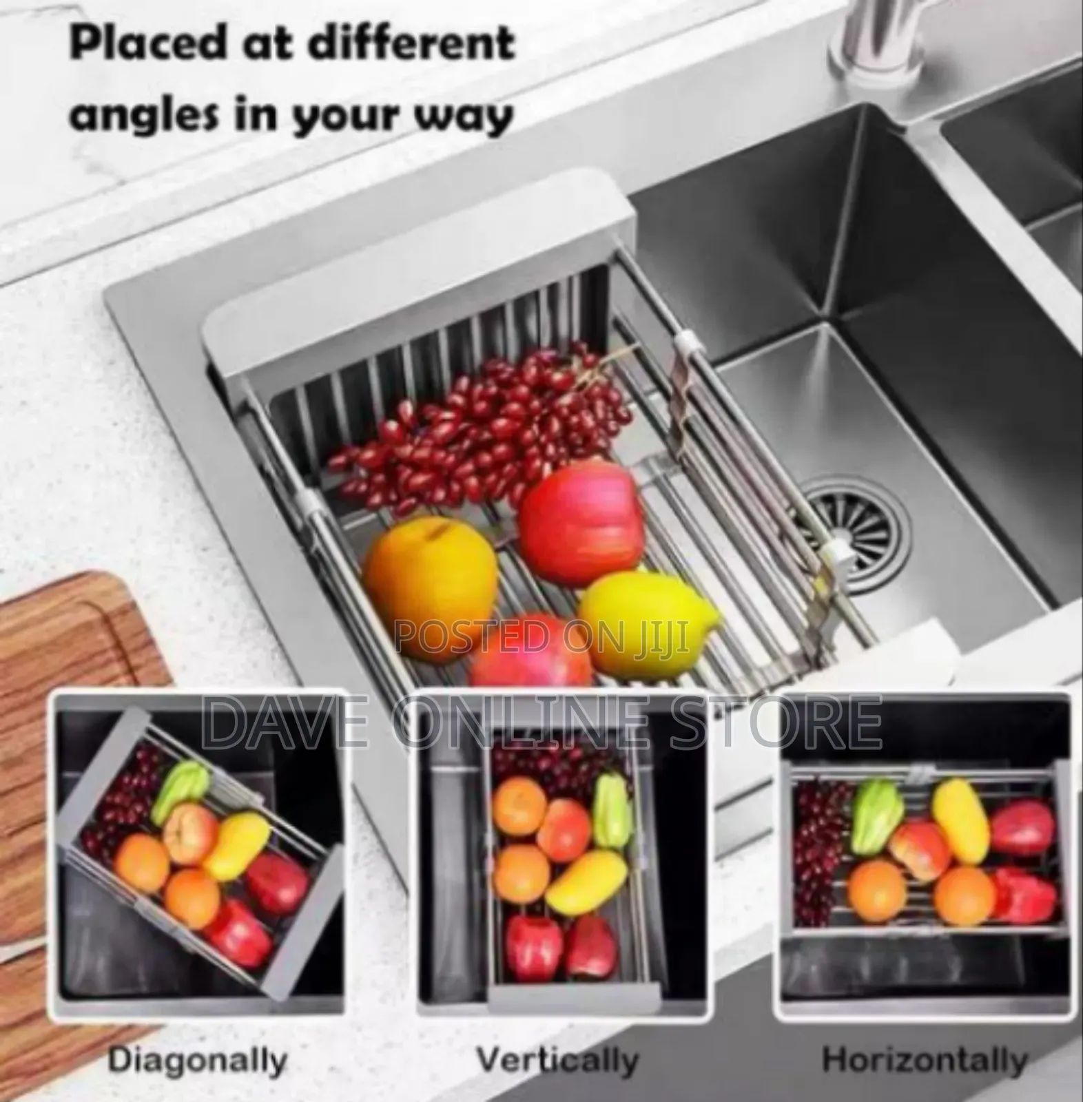 Expandable Over-the-Sink Drying Rack