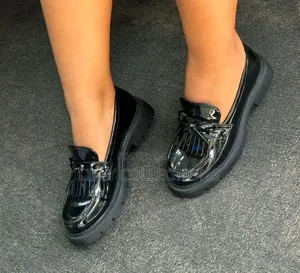 Black Platform Loafers