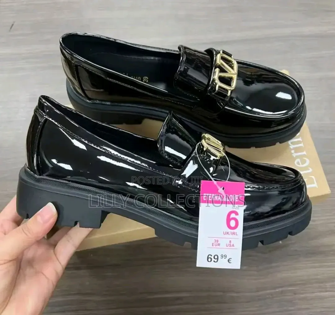 Black Platform Loafers