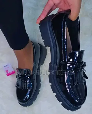 Black Platform Loafers