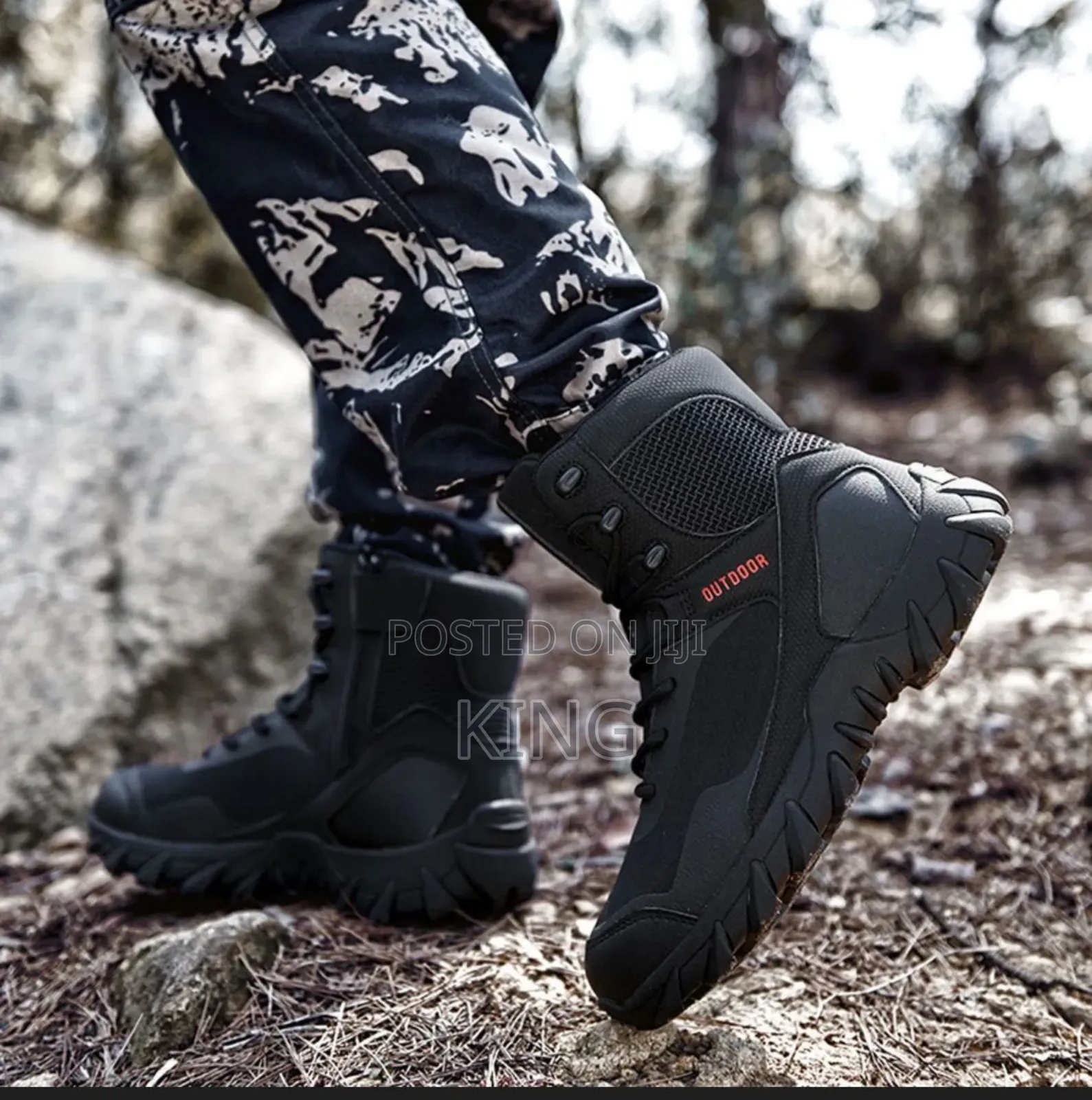 A533 Tactical Outdoor Desert Boots. Black, Brown